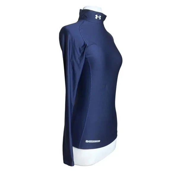 Under Armour Compression Top Navy Blue Size Small - Picture 5 of 7